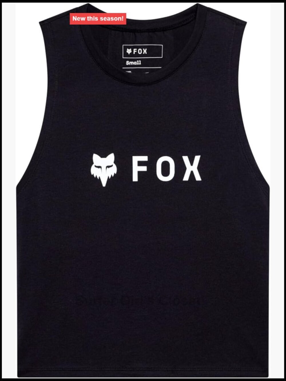 Fox Racing Women's Absolute Tank - Boxy Cropped Graphic Tee